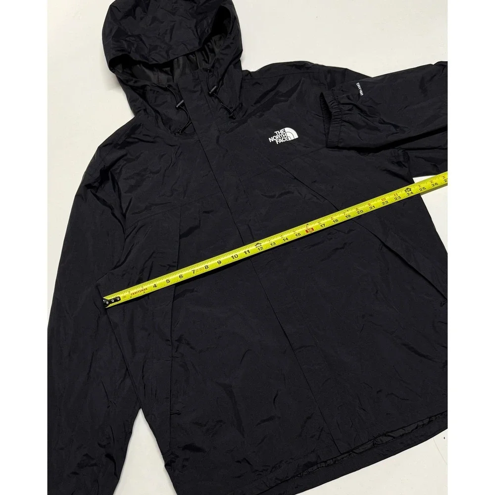 The North Face Mens Antora Waterproof Rain Jacket Black XL DryVent Hooded